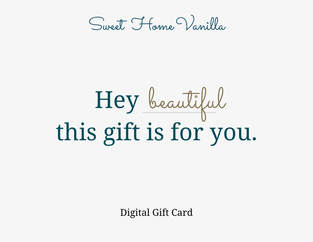 Sweet Home Vanilla Gift Card